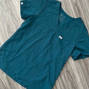 Figs Caribbean Blue Catarina Top